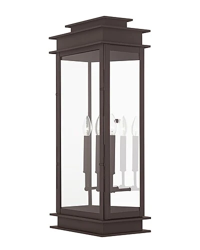 Livex Lighting 3-Light Bronze Outdoor Wall Lantern Home 5 Livex Lighting 3-Light Bronze Outdoor Wall Lantern Home - Image 5