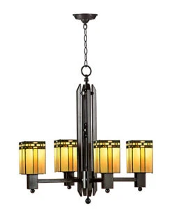 4-Light Biscayne Mission Hanging Fixture Home