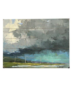 Sky Planked Wood Wall Decor By Carol Schiff Home