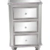 Wood Mirror Side Chest Home