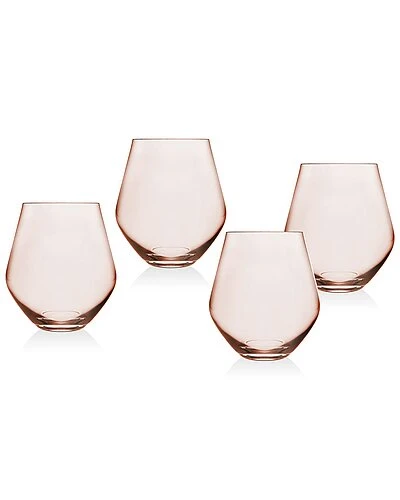 Zenith Blush Stemless Glasses (Set Of 4) Home 1 Zenith Blush Stemless Glasses (Set Of 4) Home
