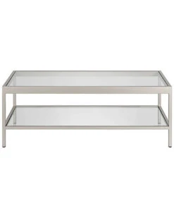Lexis Coffee Table Satin Nickel Finish Home