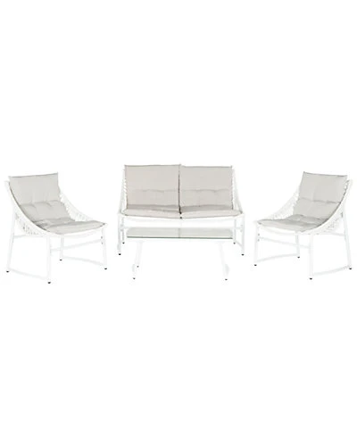 Safavieh Berkane 4 Pc Outdoor Set Home 1 Safavieh Berkane 4 Pc Outdoor Set Home