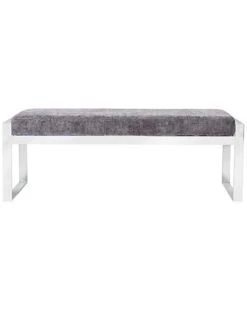 Luxe Collection Grey Velvet Bench -Home Furnishing Store 3050547364 RLLD 3