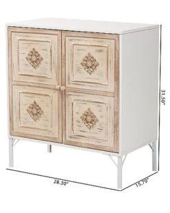 Baxton Studio Favian Classic 2-Door Sideboard Home -Home Furnishing Store 3050554163 RLLD 3