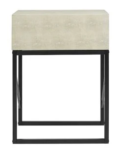 Faux Shagreen Side Table Home -Home Furnishing Store 3050578534 RLLD 3