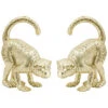 Home Gold Monkey Bookends Set