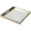 Home Gold Finished Mirrored Decorative Tray