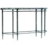 Interiors Mariposa Demilune Console Table Home