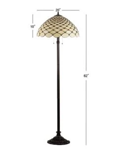Designs Lee Tiffany-Style 62in LED Floor Lamp Home -Home Furnishing Store 3050616297 RLLD 3
