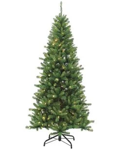 7ft Pre-Lit Ozark Pine With 230 Dual Color Changing Led Lights Home