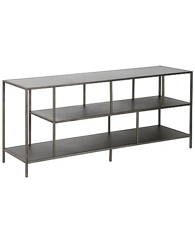 Winthrop 55in Aged Steel TV Stand With Metal Shelves Home 2 Winthrop 55in Aged Steel TV Stand With Metal Shelves Home - Image 2