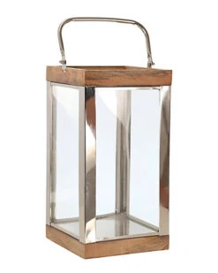 Metal Wood Latern