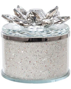 Crystal Round Lotus Box