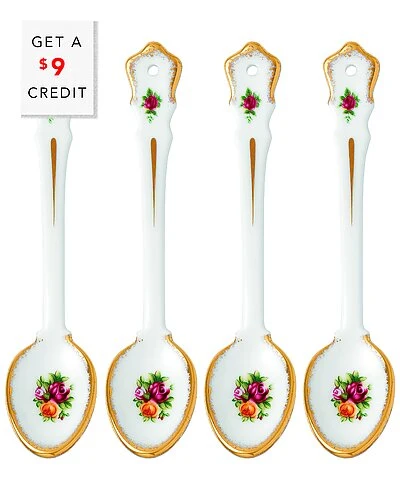 Old Country Roses Spoons (Set Of 4) Home 1 Old Country Roses Spoons (Set Of 4) Home
