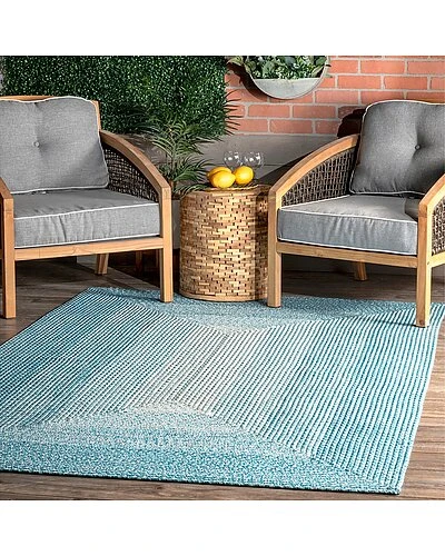 NuLOOM Jayda Braided Gradience Indoor/Outdoor Rug Home 2 NuLOOM Jayda Braided Gradience Indoor/Outdoor Rug Home - Image 2