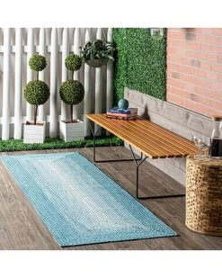 NuLOOM Jayda Braided Gradience Indoor/Outdoor Rug Home 9 NuLOOM Jayda Braided Gradience Indoor/Outdoor Rug Home -Home Furnishing Store 3050638401 RLLD 4