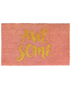 Pink Glitter Awesome Doormat Home