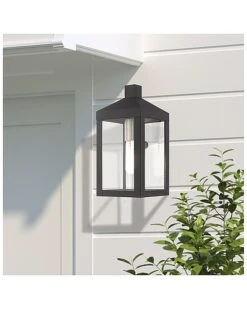Livex Lighting 1-Light Scandinavian Gray Outdoor Wall Lantern Home -Home Furnishing Store 3050647387 RLLD 6