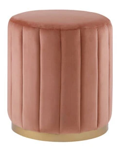 Anakin Velvet Ottoman Home