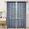 Superior Poppy Sheer Panel Grommet Curtain Panel Set Home