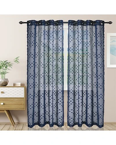 Superior Poppy Sheer Panel Grommet Curtain Panel Set Home 1 Superior Poppy Sheer Panel Grommet Curtain Panel Set Home