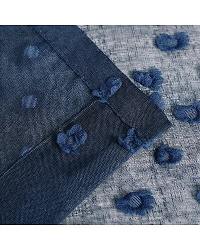 Superior Poppy Sheer Panel Grommet Curtain Panel Set Home 3 Superior Poppy Sheer Panel Grommet Curtain Panel Set Home - Image 3