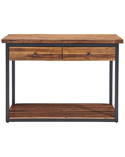 Alaterre Claremont 43in Rustic Wood Console Table With Two Drawers And Low Shelf Home 1 Alaterre Claremont 43in Rustic Wood Console Table With Two Drawers And Low Shelf Home