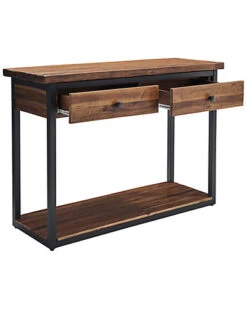Alaterre Claremont 43in Rustic Wood Console Table With Two Drawers And Low Shelf Home 6 Alaterre Claremont 43in Rustic Wood Console Table With Two Drawers And Low Shelf Home -Home Furnishing Store 3050687188 RLLD 3