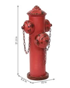 Metal Fire Hydrant Outdoor Statue Home 12 Metal Fire Hydrant Outdoor Statue Home -Home Furnishing Store 3050690568 RLLD 6