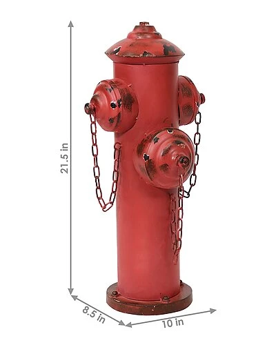 Metal Fire Hydrant Outdoor Statue Home 6 Metal Fire Hydrant Outdoor Statue Home - Image 6