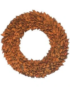 Foam 15.75In Orange Harvest Curl Wreath Home