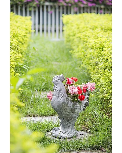 Rooster Magnesium Planter 2 Rooster Magnesium Planter - Image 2