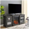 60in Classic Tiered Top Fireplace TV Console Home