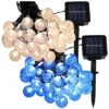 30-Count Globe LED Solar String Lights Home