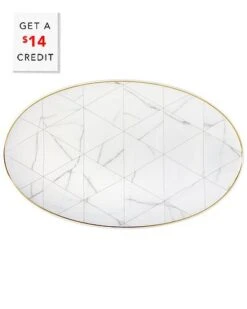 Carrara Large Oval Platter With $14 Credit Home