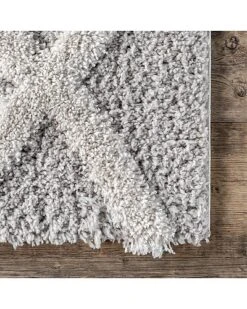 NuLOOM Vivianne High Low Moroccan Diamond Soft Shaggy Area Rug Rug Home 7 NuLOOM Vivianne High Low Moroccan Diamond Soft Shaggy Area Rug Rug Home -Home Furnishing Store 3050773951 RLLD 4