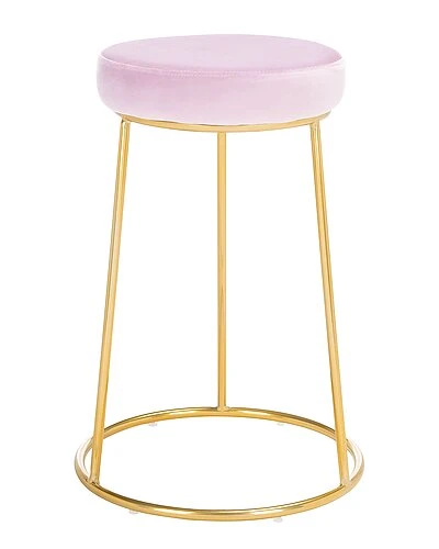 Safavieh Kellie Lilac Round Counter Stool Home 1 Safavieh Kellie Lilac Round Counter Stool Home