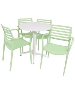 All-Weather Astana 5-Piece Indoor/Outdoor Table And Chairs Home