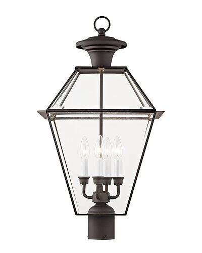 Livex Lighting 4-Light Bronze Outdoor Post Top Lantern Home 2 Livex Lighting 4-Light Bronze Outdoor Post Top Lantern Home - Image 2