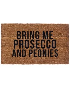 Prosecco & Peonies Doormat Home