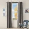 Superior Set Of 2 Zuri Blackout Curtains With Grommet Top Header Home