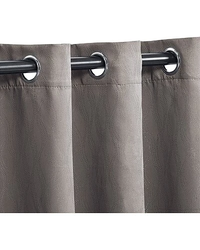 Superior Set Of 2 Zuri Blackout Curtains With Grommet Top Header Home 2 Superior Set Of 2 Zuri Blackout Curtains With Grommet Top Header Home - Image 2