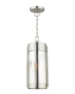 Livex Lighting 2-Light Brushed Nickel Outdoor Pendant Lantern Home -Home Furnishing Store 3050818675 RLLD 3