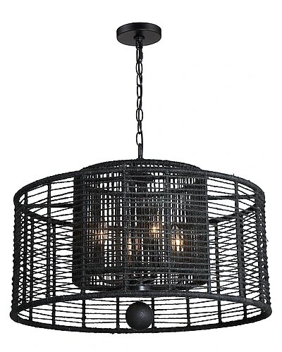 Jayna 4 Light Matte Black Chandelier Home 1 Jayna 4 Light Matte Black Chandelier Home