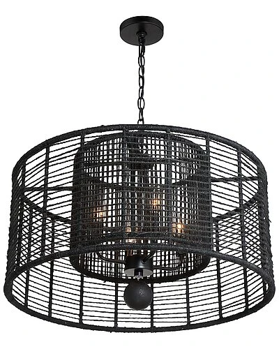 Jayna 4 Light Matte Black Chandelier Home 2 Jayna 4 Light Matte Black Chandelier Home - Image 2
