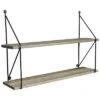 2 Tier Floating Shelves Home