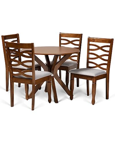 Baxton Studio Mila 5pc Dining Set Home 1 Baxton Studio Mila 5pc Dining Set Home