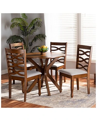Baxton Studio Mila 5pc Dining Set Home 5 Baxton Studio Mila 5pc Dining Set Home - Image 5