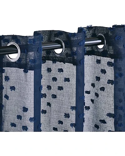 Superior Poppy Sheer Grommet Curtain Panel Set Home 2 Superior Poppy Sheer Grommet Curtain Panel Set Home - Image 2